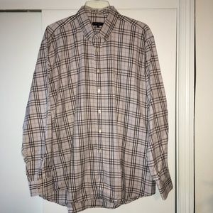 Men’s Burberry London Long Sleeve Shirt XXL